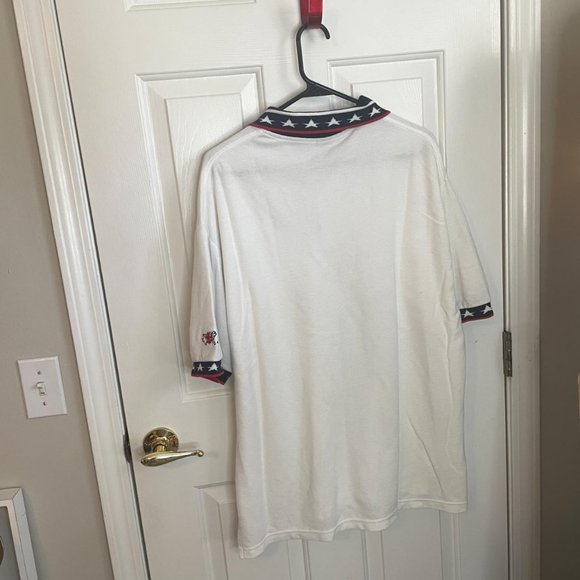 White American Stars Collared Golf Shirt / Polo, by Concepts Pine Island  Size L - Picture 4 of 4
